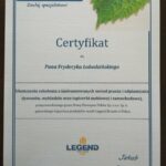 Certyfikat z pranie dywanów oraz pranie tapicerki samochodowej
