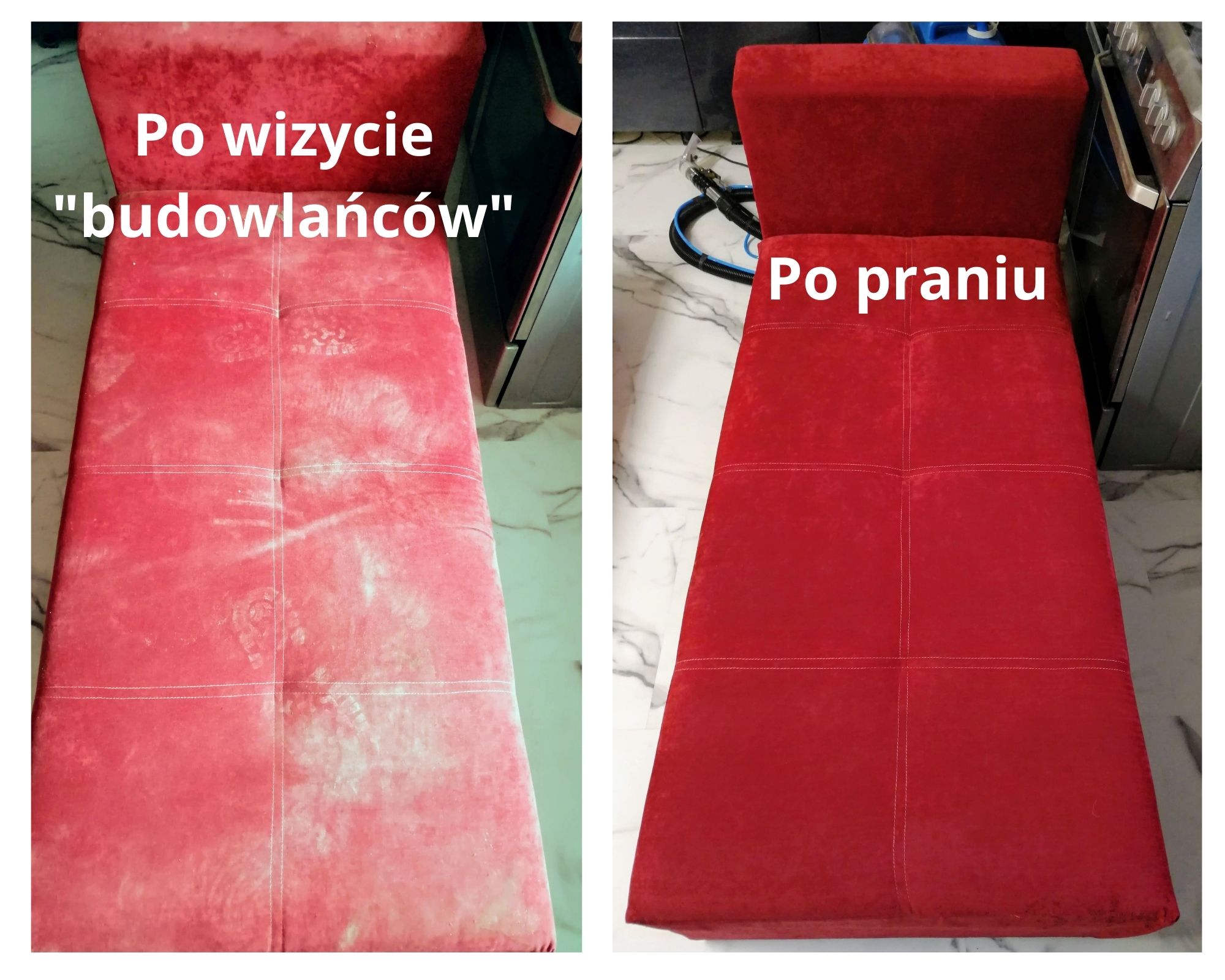 Budowa 2 | czy samemu można wyprać kanapę? | wyprane i posprzątane
