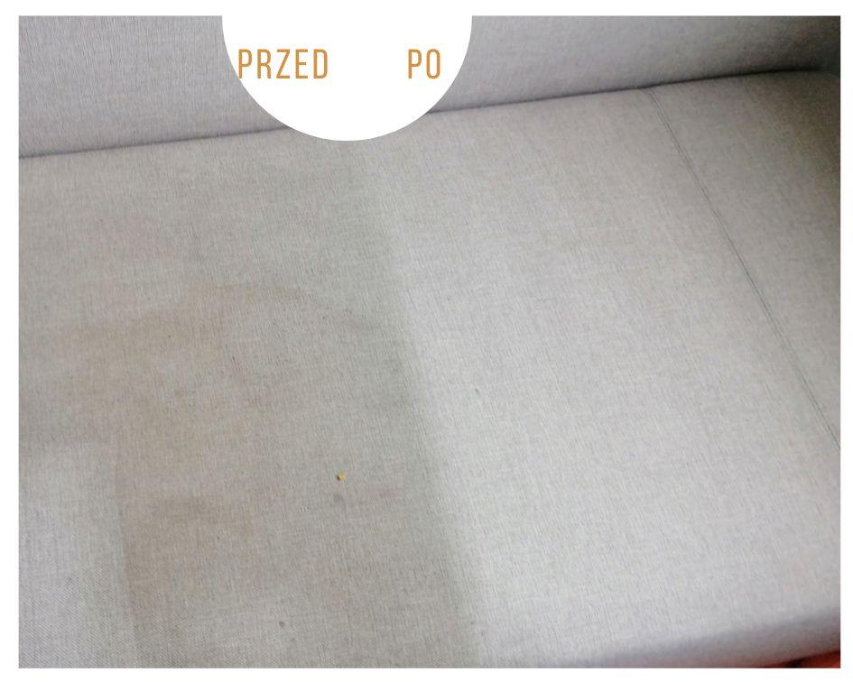 Kanapa przed i po | ile kosztuje pranie kanapy? | wyprane i posprzątane